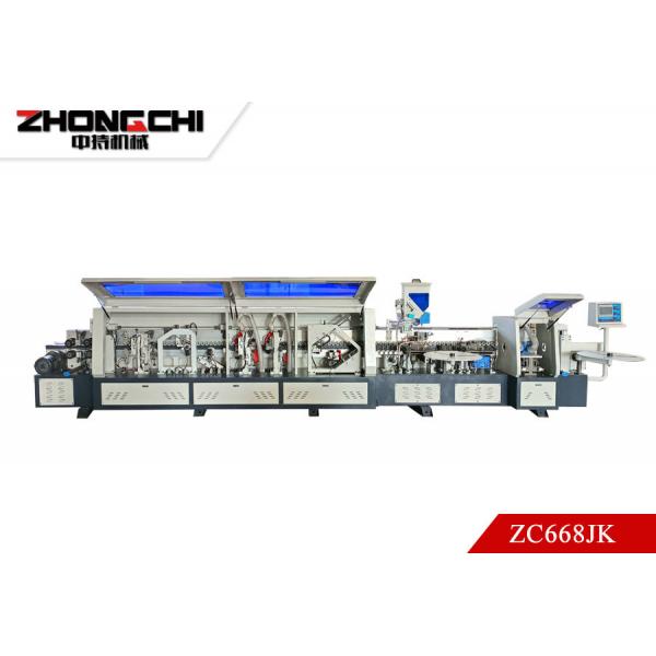 Quality 22KW Power Wood Edging Machine Thickness 10-60mm Woodworking Edge Banding for sale