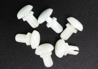 China Small White Hardware Rivets , 10mm Round Head Nylon Push Rivets factory