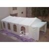 China 10x6m big movable house white wedding party inflatable tent with big entrance make with pvc tarpauline factory