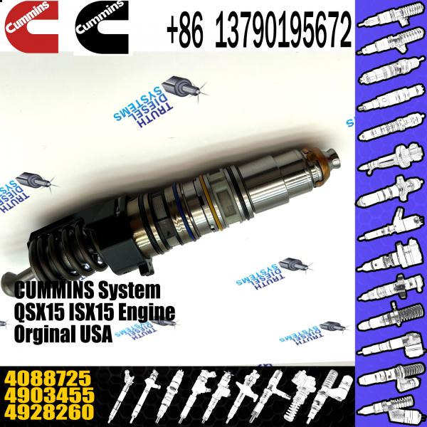 Quality 4088725 Genuine Diesel Engine Common Rail QSX15 Fuel Injector 4903455 4928264 4928260 4928260PX 4928260RX for sale