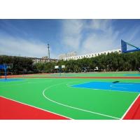 Quality High Strength PP Safety Modular Sports Flooring , Portable Non Slip Basketball for sale