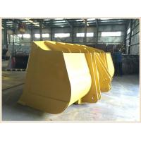 China Yellow Caterpillar Loader Bucket 7m3 Wheel Loader High Dump Bucket factory