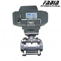 Quality FABIA Electric High Pressure Three Piece Ball Valve for sale