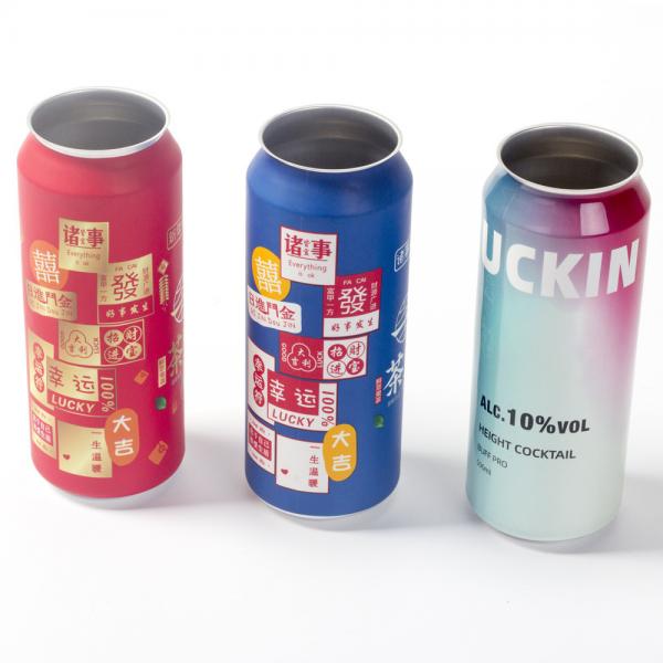 Quality 16.9oz Food Beverage Packaging Carbonated Drinks 500ml Aluminum Cans for sale