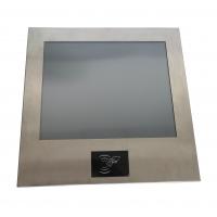Quality 13.3" RFID Card Reader Industrial Panel Mounted Touch Screen Pc Stainless DC 12V for sale