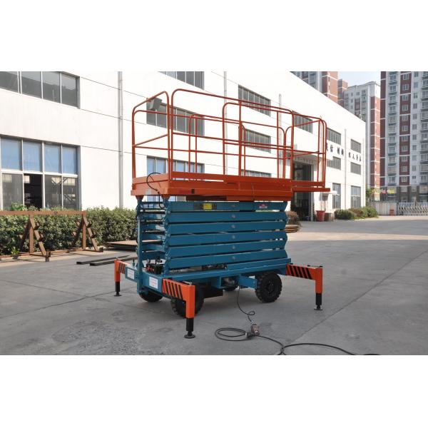 Quality Electric Motorized Scissor Lift with 11m Platform Height for Shopping Mall for sale