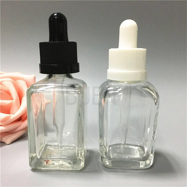Quality Recyclable Glass Dropper Bottle Transprent Clear Small 18mm Neck for sale