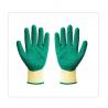 China Garden Pruning Yellow Polyester Liner Latex Gloves factory