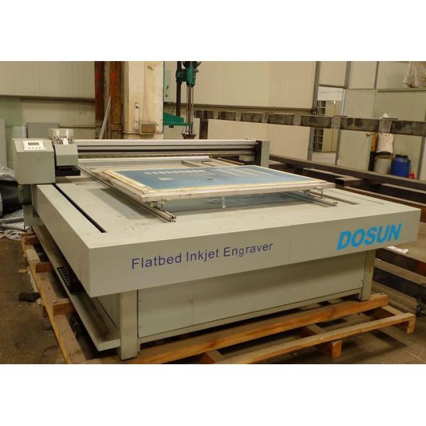 Quality Flat-bed Textile Engraving Machine 6 - 8 Min./m2 , High Speed Flatbed Inkjet Engraver for sale