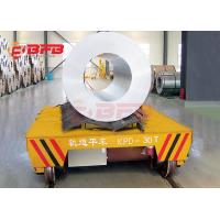 China 40t Indsustry Handling Electric Forklift Battery Transfer Cart Transport Coils for sale