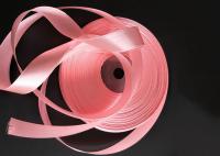 Buy cheap Thin Pink Color Grosgrain Ribbon Bulk Smooth Surface Recyclable Material from wholesalers