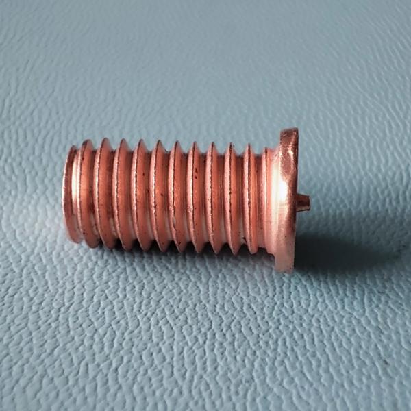 Quality Grade 4.8 ARC Welding Studs Thread Bolts Mill Steel Copper Plated M8X15 for sale