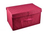 China Wine Red Nonwoven Foldable Storage Boxes &amp; Bins odm-v8 factory