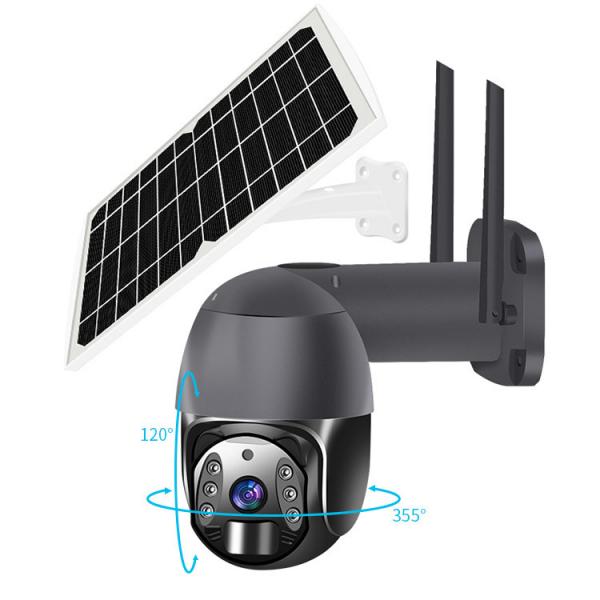 Quality IP66 Waterproof 4MP 4G Solar Camera For Home Outdoor Surveillance for sale