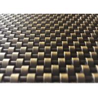 Quality 4mm Architectural Metal Mesh Stainless Steel Bronze Color For Ceilings Fabric for sale