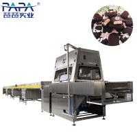 China Full Automatic Chocolate Enrobing / Coating Machine With Cooling Tunnel for sale