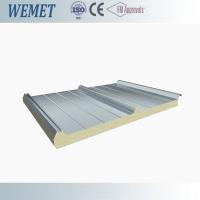 China 1000MM width 50mm thick fire proof fast installation PIR sandwich roof panels for steel structure building for sale
