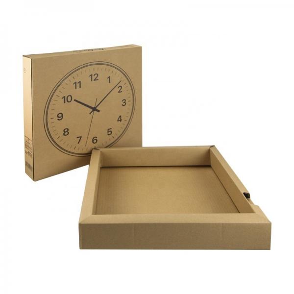 Quality Degradable Clock design Kraft Corrugated Mailers Packaging Box for sale