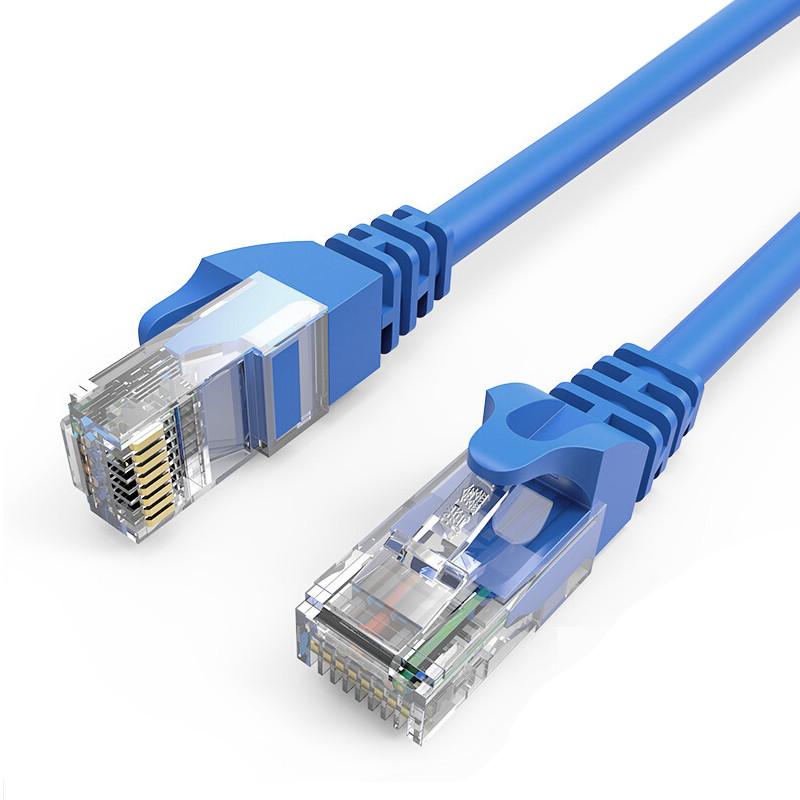 Quality Customized Color Indoor RJ45 Connector Cat6 Patch Cord PVC Jacket Copper for sale