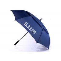 Quality Black Promotion 30 Inch Vented Golf Umbrella , Large Golf Umbrella Windproof for sale