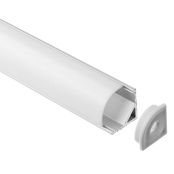Quality Small Quadrant Corner Profile LED Light 2m 4m Length 90 Degree 16*16mm for sale