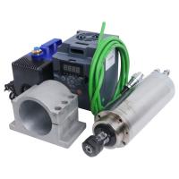 China High Frequency 400Hz Water Cooled Spindle Motor Kit 2.2 Kw ER20 4BAearings for CNC factory