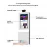 China TFT LCD Digital Advertising Display with Hand Sanitizer Dispenser and Thermal Temperature Checking Kiosk factory
