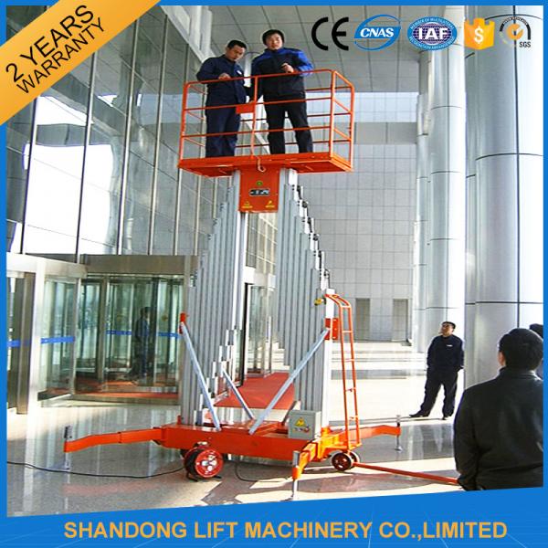 Quality Mobile Aerial Working Electric Lift Ladder Renting Scaffolding with 4 Wheels for sale