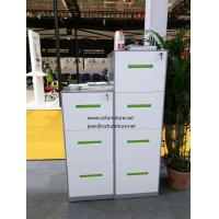 China 3 drawer filing cabinet  CRS material， light grey color，apply for Legal and  Letter size factory