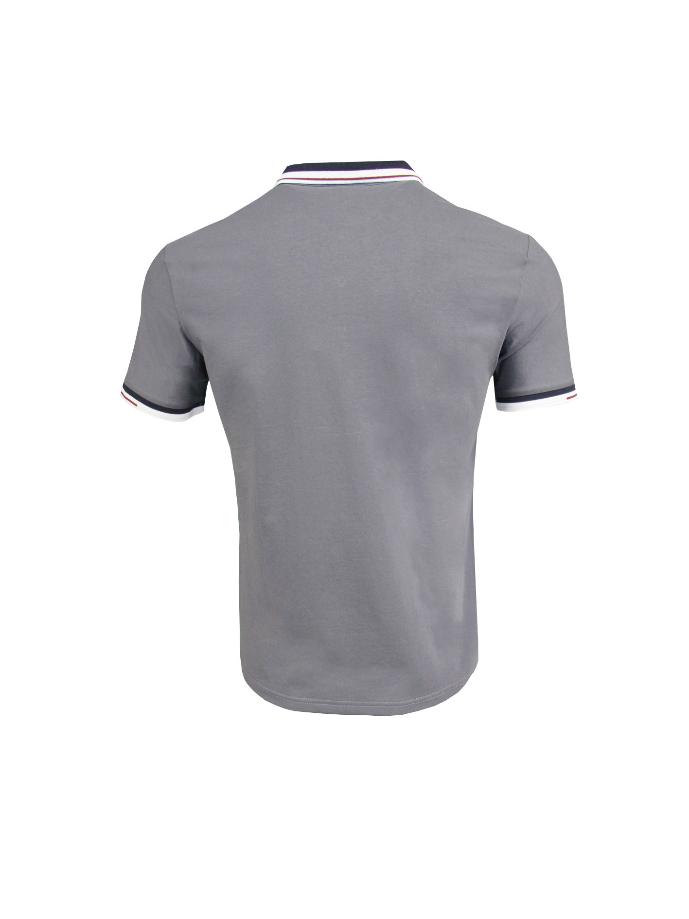 China 180GSM 65% Polyester 35% Cotton  Polo T-Shirt For Men Rolled Collar With Buttons Contrast Color for sale