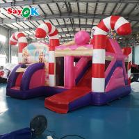 China Commercial Inflatable Slide Digital Print Inflatable Bouncer Slide Rental Inflatable Bounce House Quadruple Stitches factory