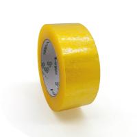 China 45mic Yellowish Transparent Bopp Packing Tape For Carton Sealing for sale