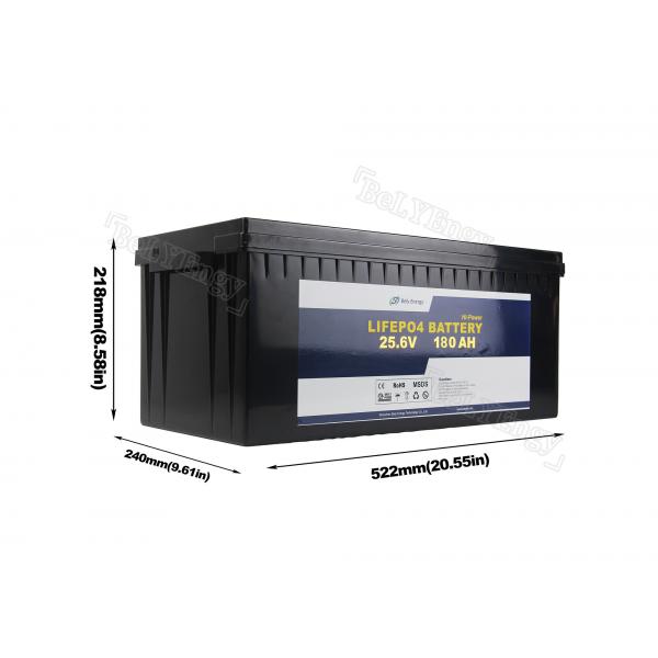 Quality 180Ah 24V Lithium Ion Battery Pack 25.6V Deep Cycle Battery For Travel Trailer for sale