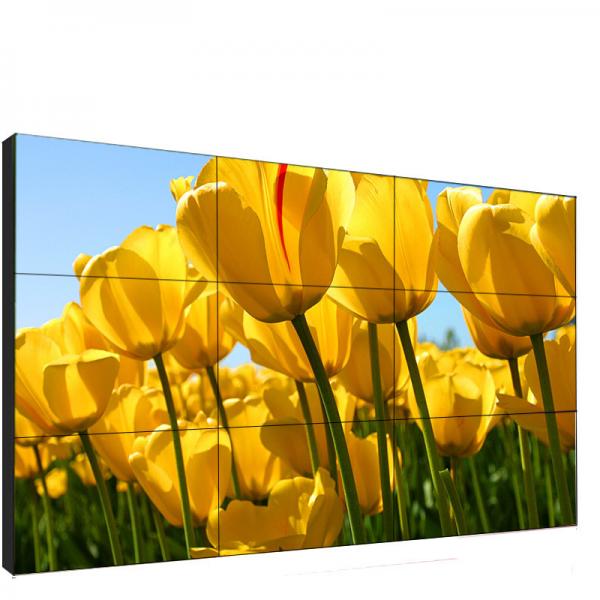 Quality 55 Inch Narrow Bezel Lcd Video Wall 1.8Mm Video Wall Controller HDMI DVI VGA for sale
