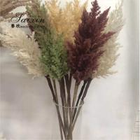 China Wholesale Large fluffy Pampas grass bouquet  Artificial flowers for wedding decoration factory