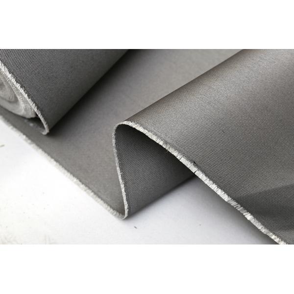 Quality Grey Silicone Reinforced Fiberglass Fabric Smoke And Fire Curtain Fabrics for sale