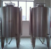 Buy cheap Stainless Steel Milk Mixing Tank Jacketed Wall For Beverage Industry from wholesalers