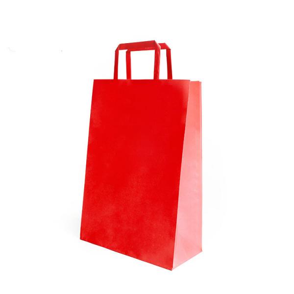 Quality Colorful Printed Kraft Paper Bags Food Grade Material Flexo Printing Surface for sale
