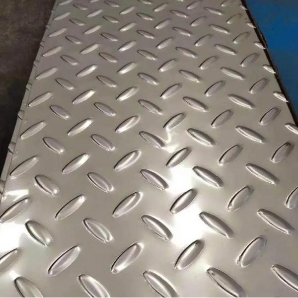 Quality 410 405 409 Checkered Stainless Steel Plate Kitchen ASTM 304 316 1mm For Floor for sale