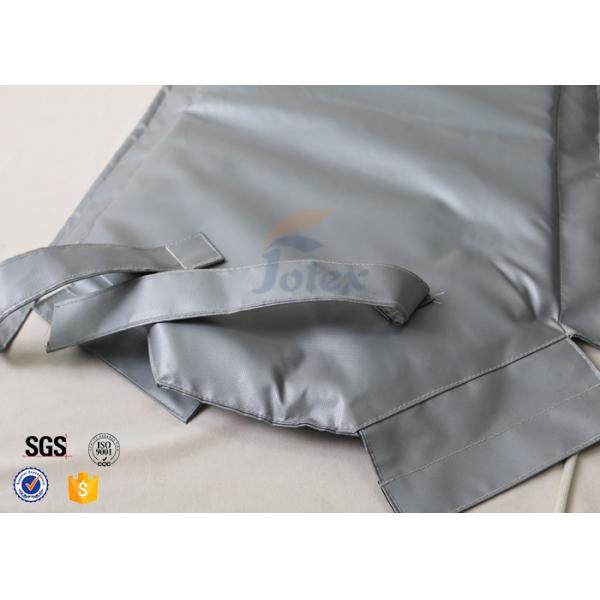 Quality Fiberglass Material Gate Valve Exhaust Blanket For Gray Insulation Jackets for sale