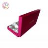 China Luxury Rosy Jewelry Paper Gift Box / Unique Jewelry Gift Boxes With Silk factory