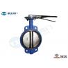 China Lever Operated Wafer Butterfly Valve , Cast Iron Concentric Butterfly Valve factory