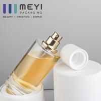 China No - Leaking 50ml Perfume Bottle Glass With White Magnetic Perfume Cap factory