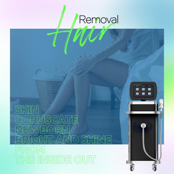 Quality Ice  808nm Diode Laser Permanent Hair Removal Machine 2-100ms Adjustable for sale