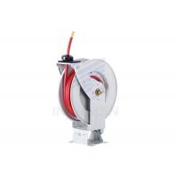 China Air Hose Reel / Power Coated Steel Water Automatic Hose Reel 110 Degree Swivel Base factory