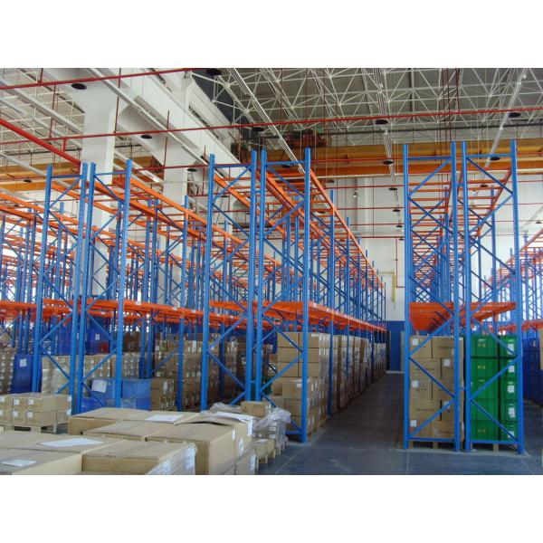 Quality Standard Racking Pallet Racking Warehousing Management , 4000mm for sale