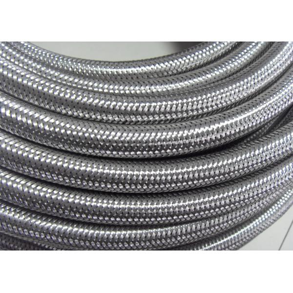 Quality Outer Stainless Steel Braided Compressed Air Hose Pure Rubber Tube Inside for sale