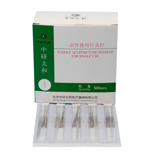 Quality Zhongyan Taihe High Quality 500pcs Disposable Sterile Painless Acupuncture for sale