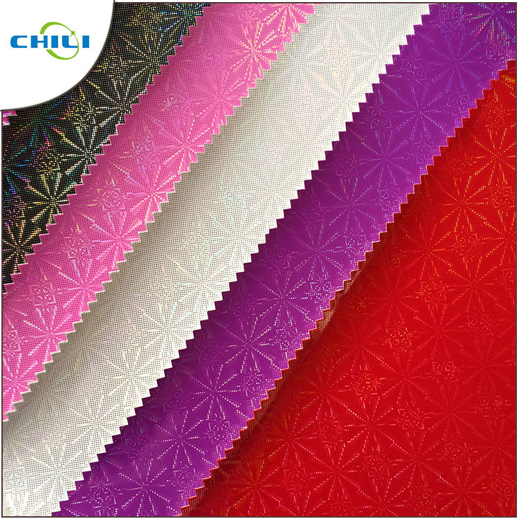 China Premium  Flat Thin PU Leather Fabric Cover Paper Luxious Design With Film factory