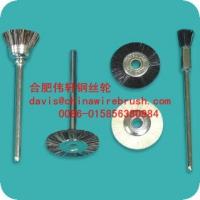 China soft mounted wheel bristle mini brushes for sale